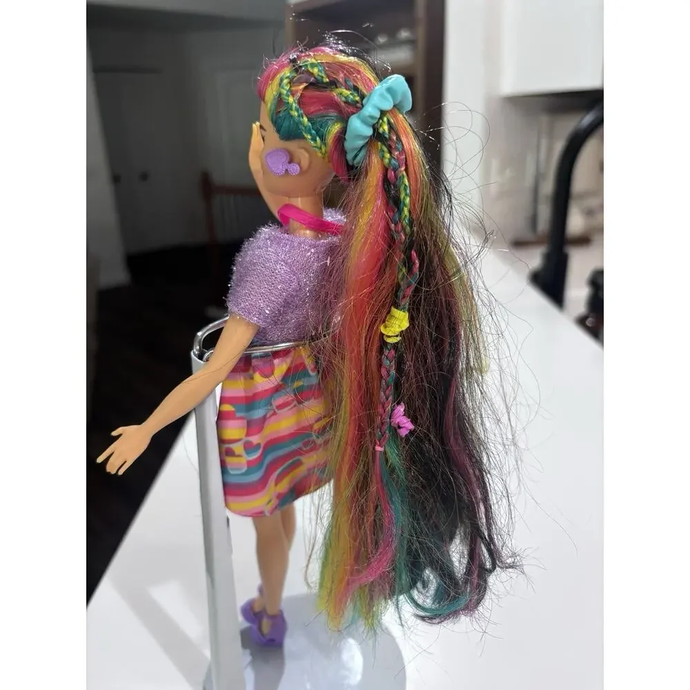 New Mattel Barbie Totally Hair 2021 Heart Themed Dress